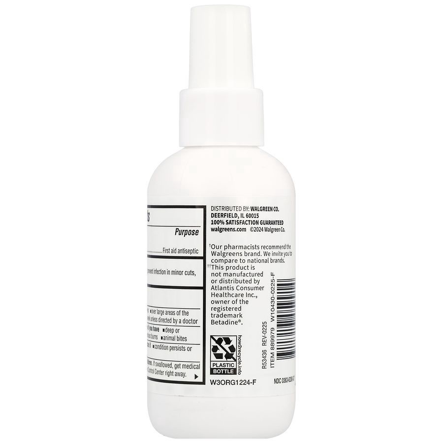 slide 4 of 5, Walgreens First Aid Antiseptic Spray, 3 fl oz
