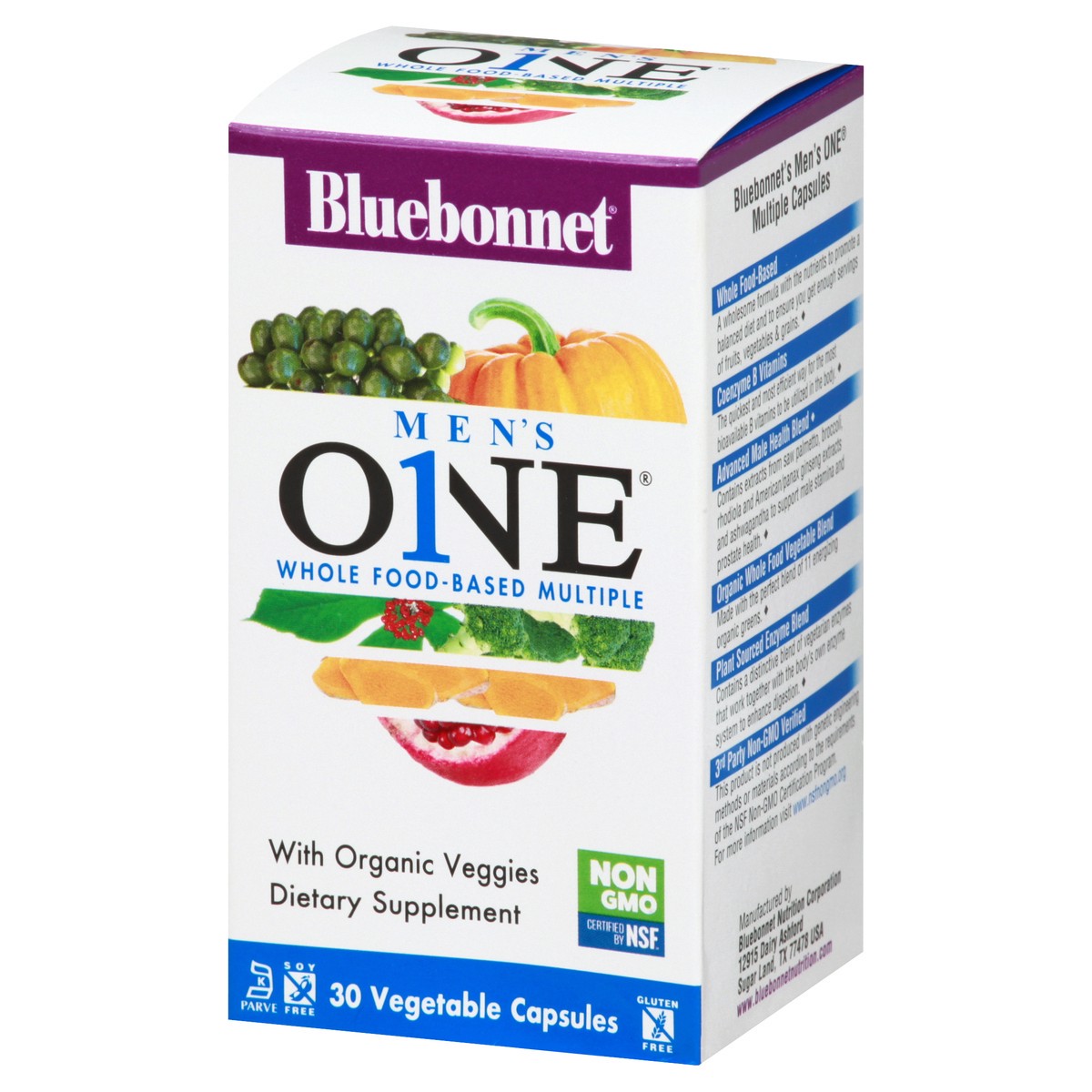 slide 2 of 9, Bluebonnet Nutrition Capsules Men's One 30 ea, 30 ct