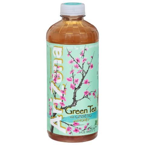 slide 1 of 1, Arizona Green Tea, 34 oz