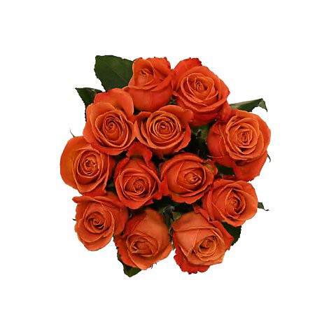 slide 1 of 1, Yellow Orange Rose Bouquet 12 Stem - Each, 1 ct