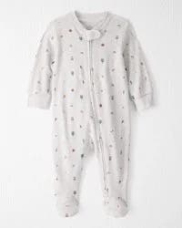 Littleplanet Baby Organic Cotton Sleep & Play Pajamas in Icon Town Print Icon Town 3M