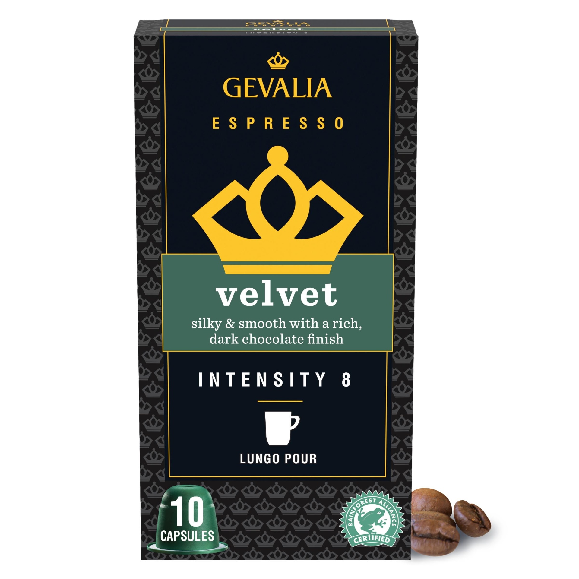 slide 1 of 1, Gevalia Expresso Velvet Premium Coffee Pods for Nespresso OriginalLine Brewer Compatible Capsules - 1.97 oz, 1.97 oz