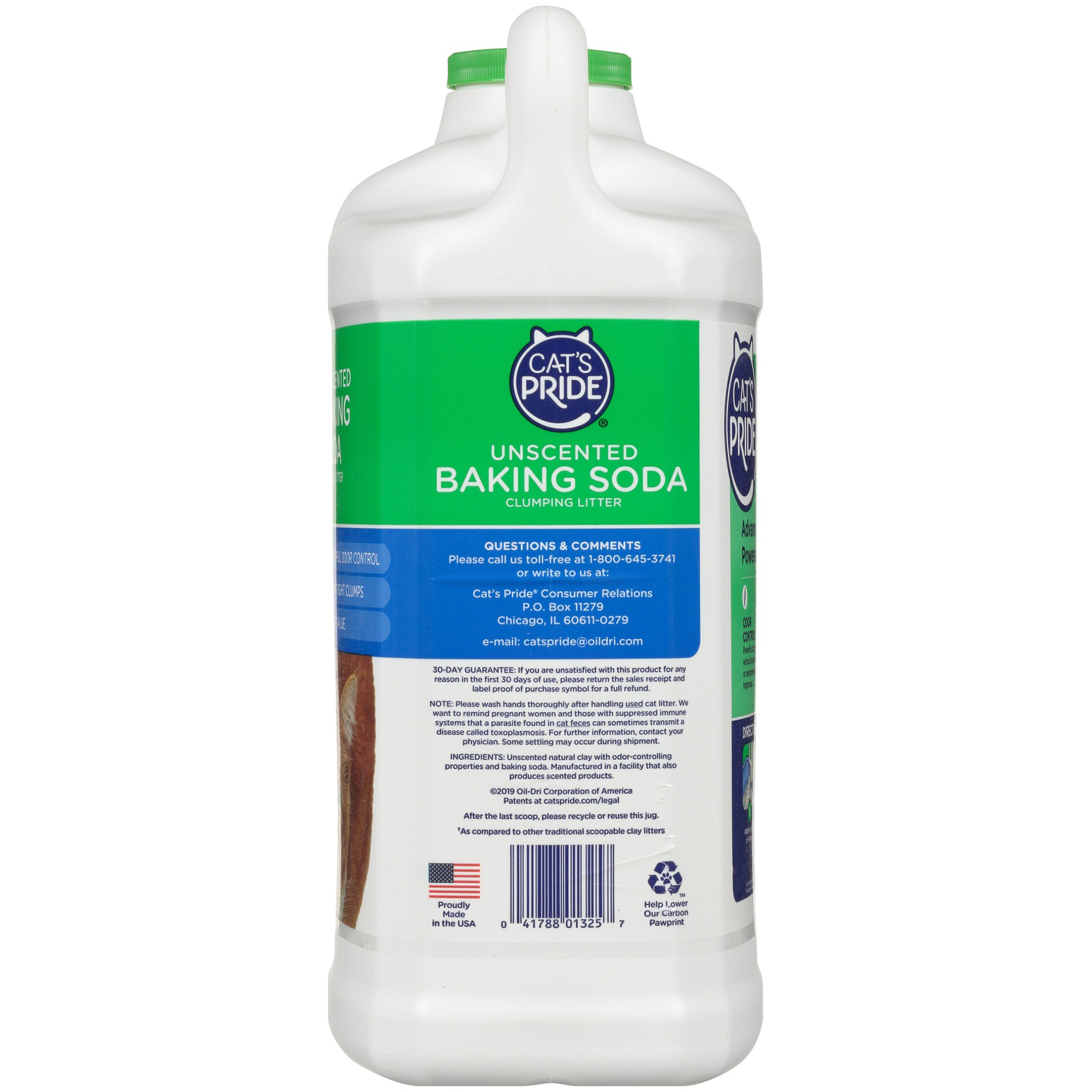 slide 7 of 7, Cat's Pride Baking Soda Advanced Odor Control Unscented Multi-Cat Clumping Litter, 10 lb