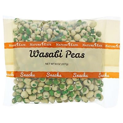 slide 1 of 1, Nature's Eats Wasabi Peas, 8 oz