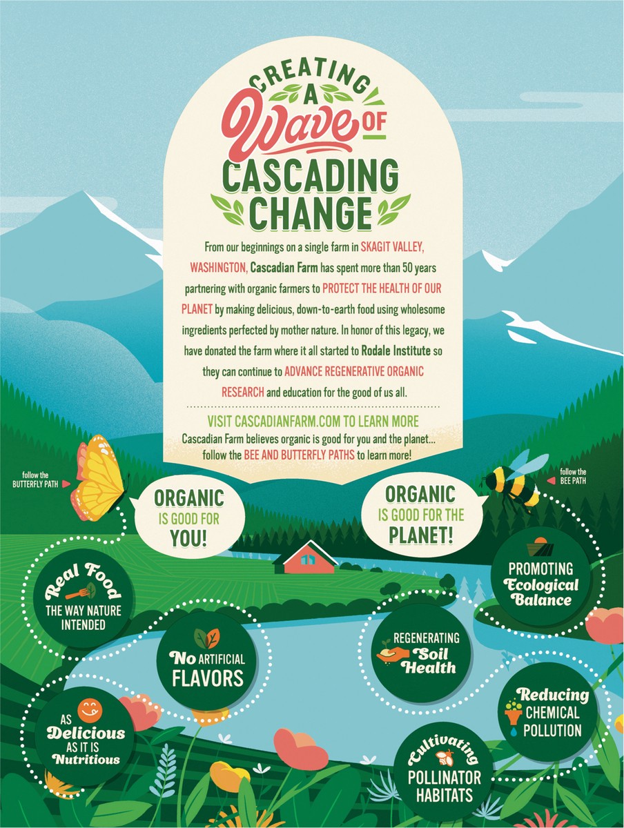 slide 6 of 14, Cascadian Farm Organic Cinnamon Oat Clusters Cereal, Made with Whole Grain, Non-GMO, 15 oz, 15 oz