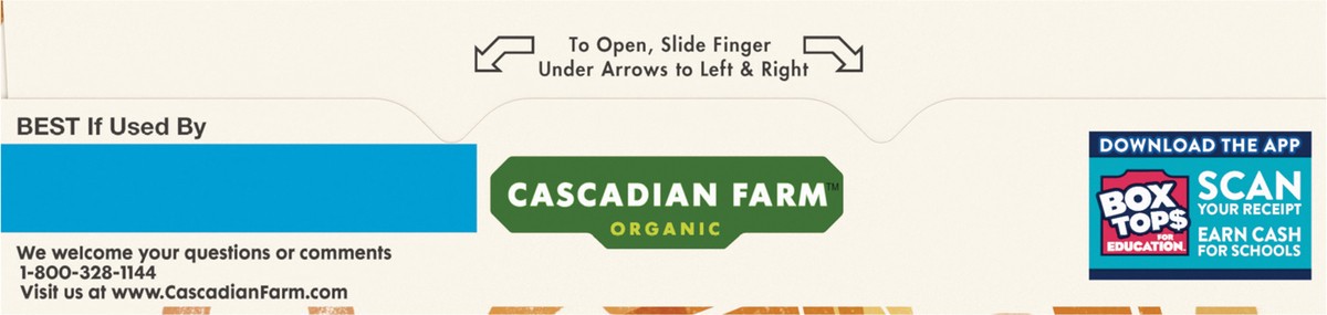 slide 14 of 14, Cascadian Farm Organic Cinnamon Oat Clusters Cereal, Made with Whole Grain, Non-GMO, 15 oz, 15 oz