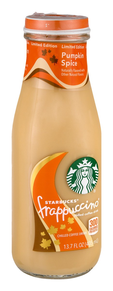 slide 7 of 7, Starbucks Frappuccino Chilled Coffee Drink Pumpkin Spice - 13.70 fl oz, 13.70 fl oz