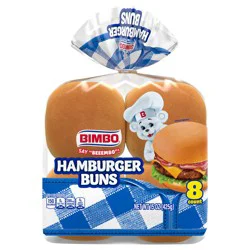 Bimbo Bimbollos Hamburger Buns, 8 count, 15 oz
