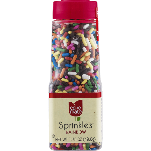 slide 4 of 9, Cake Mate Sprinkles Rainbow, 1.75 oz