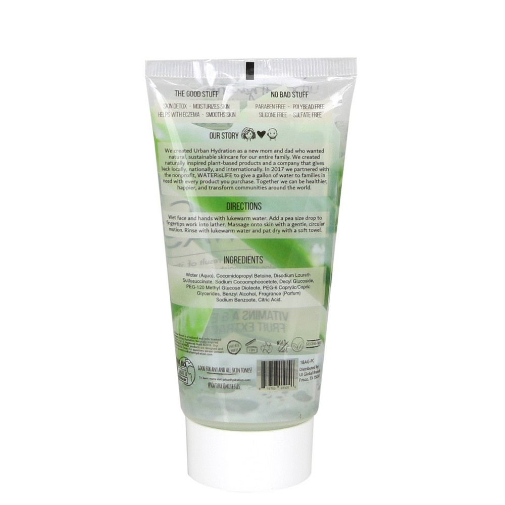 slide 2 of 6, Urban Hydration Bright &; Balanced Aloe Vera Leaf Face Wash, 6 fl oz