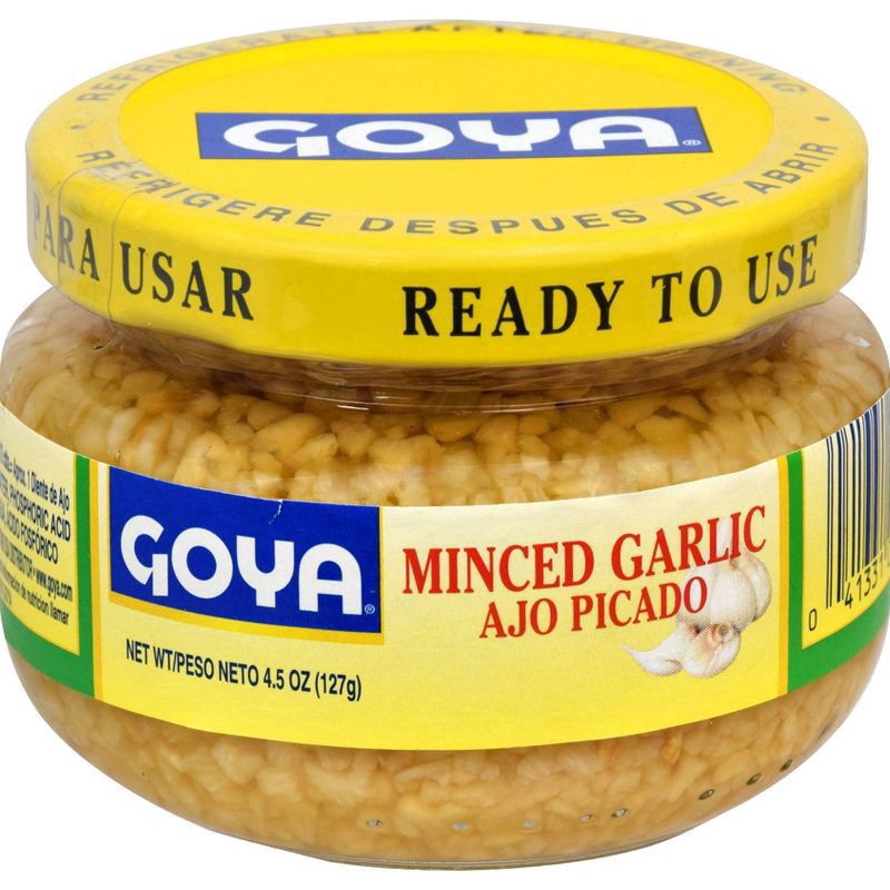 slide 2 of 5, Goya Minced Garlic 4.5oz, 4 oz