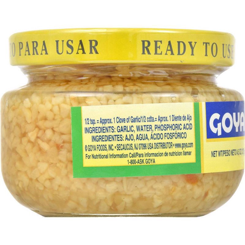 slide 3 of 5, Goya Minced Garlic 4.5oz, 4 oz