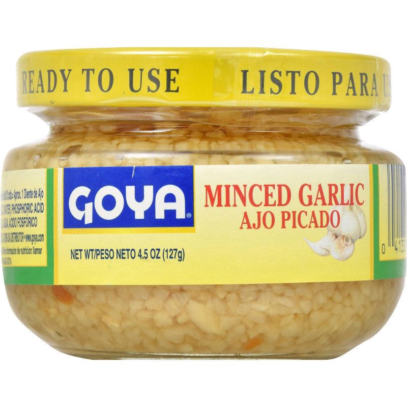 slide 1 of 5, Goya Minced Garlic 4.5oz, 4 oz