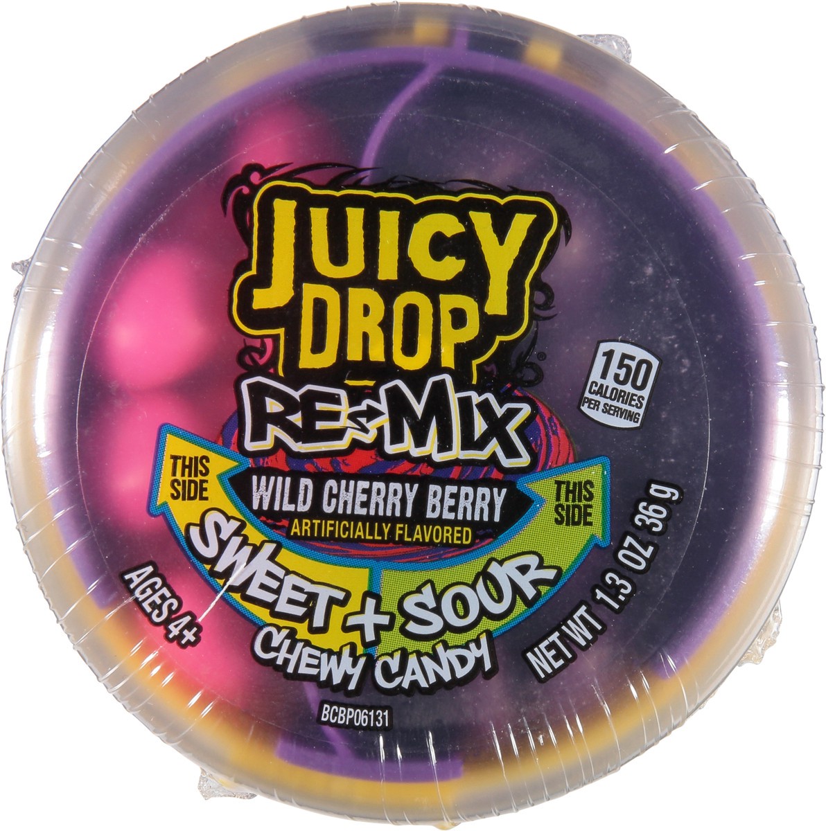 slide 8 of 10, Juicy Drop Re-Mix Sweet Sour Chewy Candy, 1.3 oz