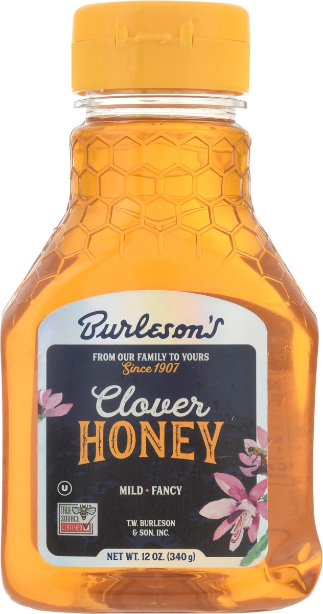 slide 5 of 13, Burleson's Fancy Mild Clover Honey 12 oz, 12 oz