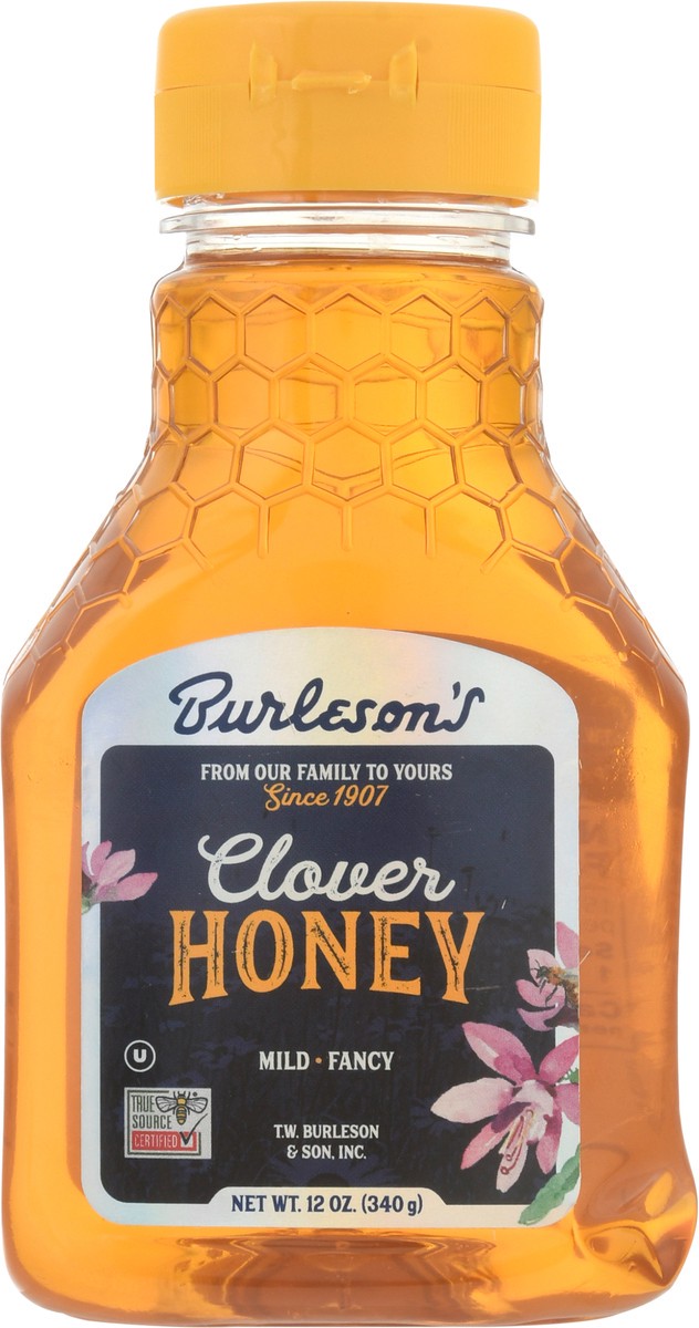 slide 2 of 13, Burleson's Fancy Mild Clover Honey 12 oz, 12 oz