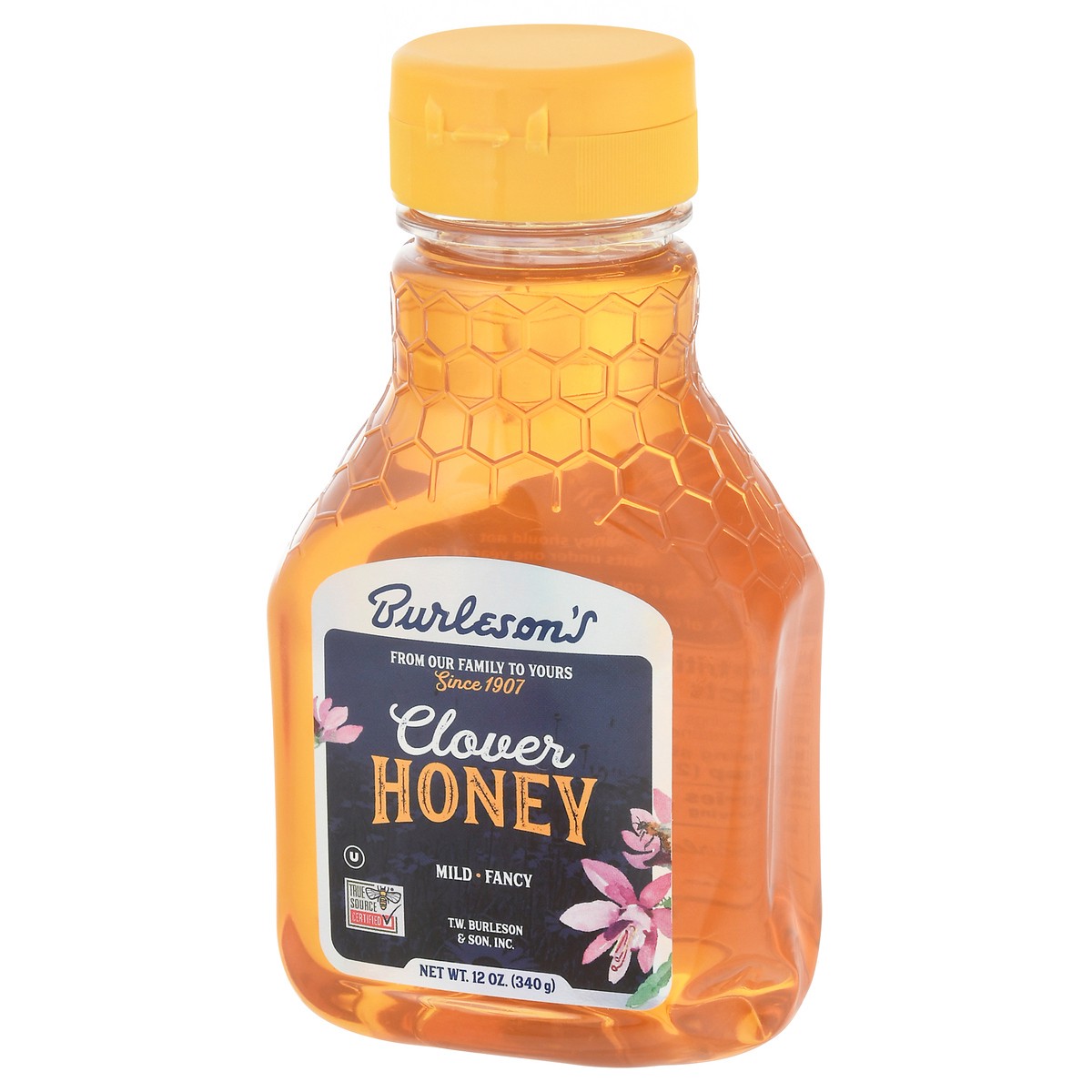 slide 12 of 13, Burleson's Fancy Mild Clover Honey 12 oz, 12 oz