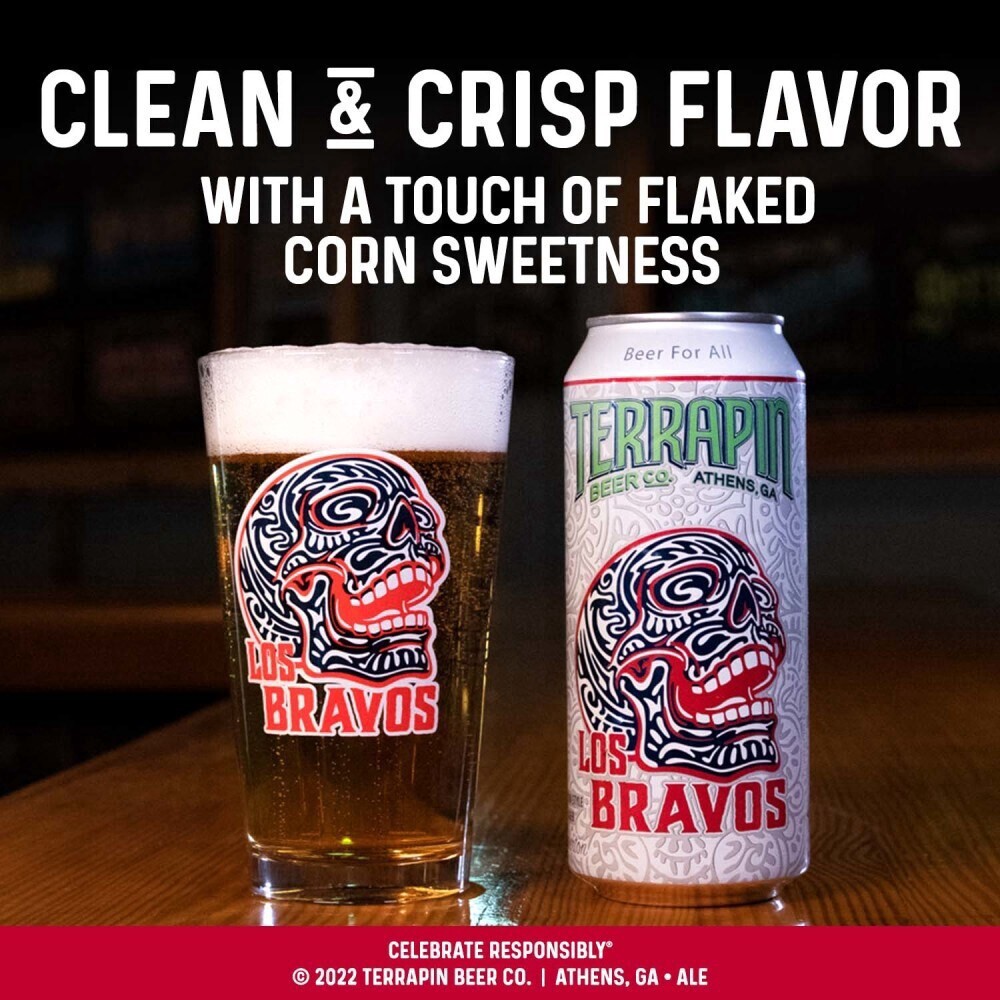 slide 4 of 6, Los Bravos Craft Beer, 12 Pack, 12 fl oz Aluminum Cans, 5.5% ABV, 12 ct