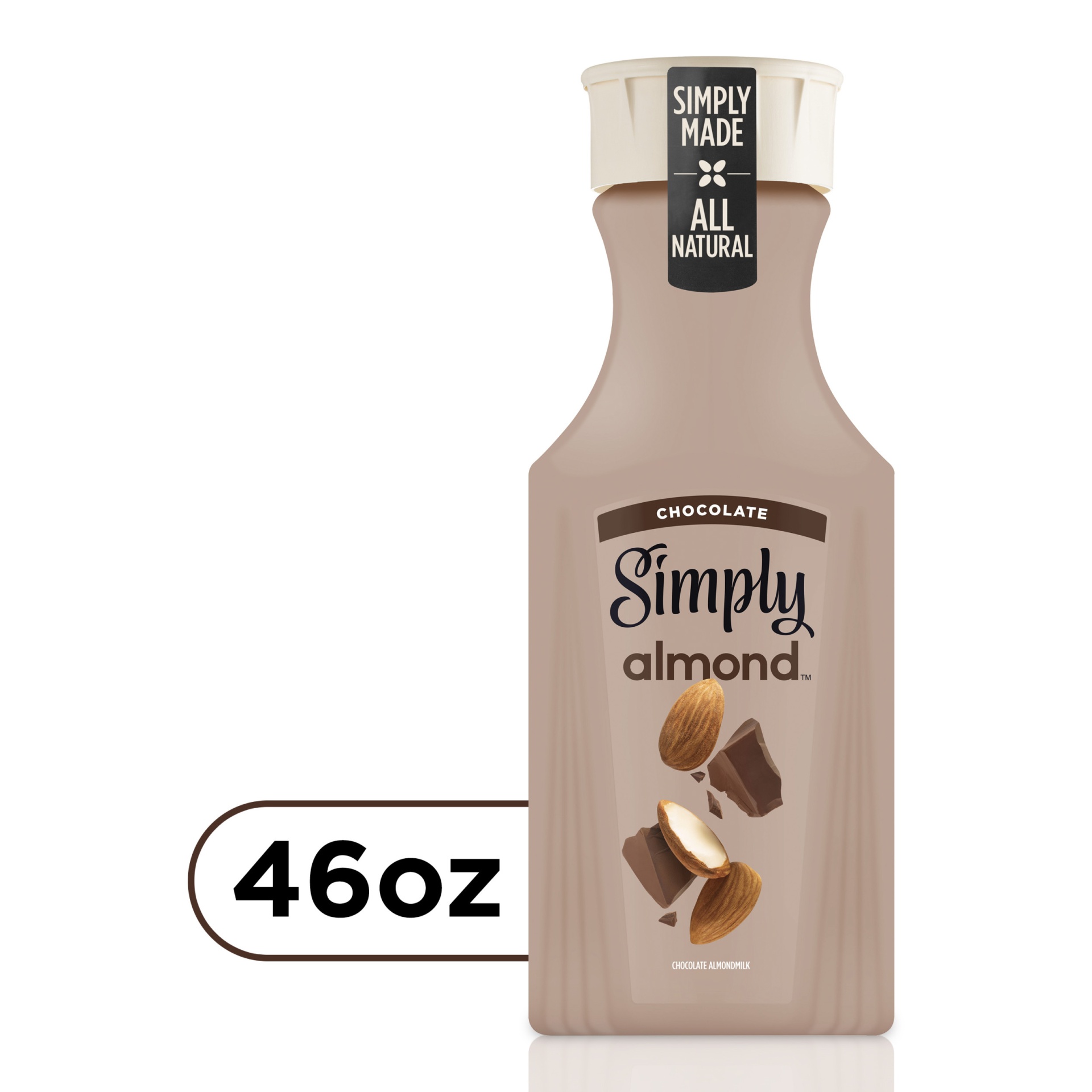 slide 1 of 1, Simply Chocolate Almond Milk, 46 fl oz