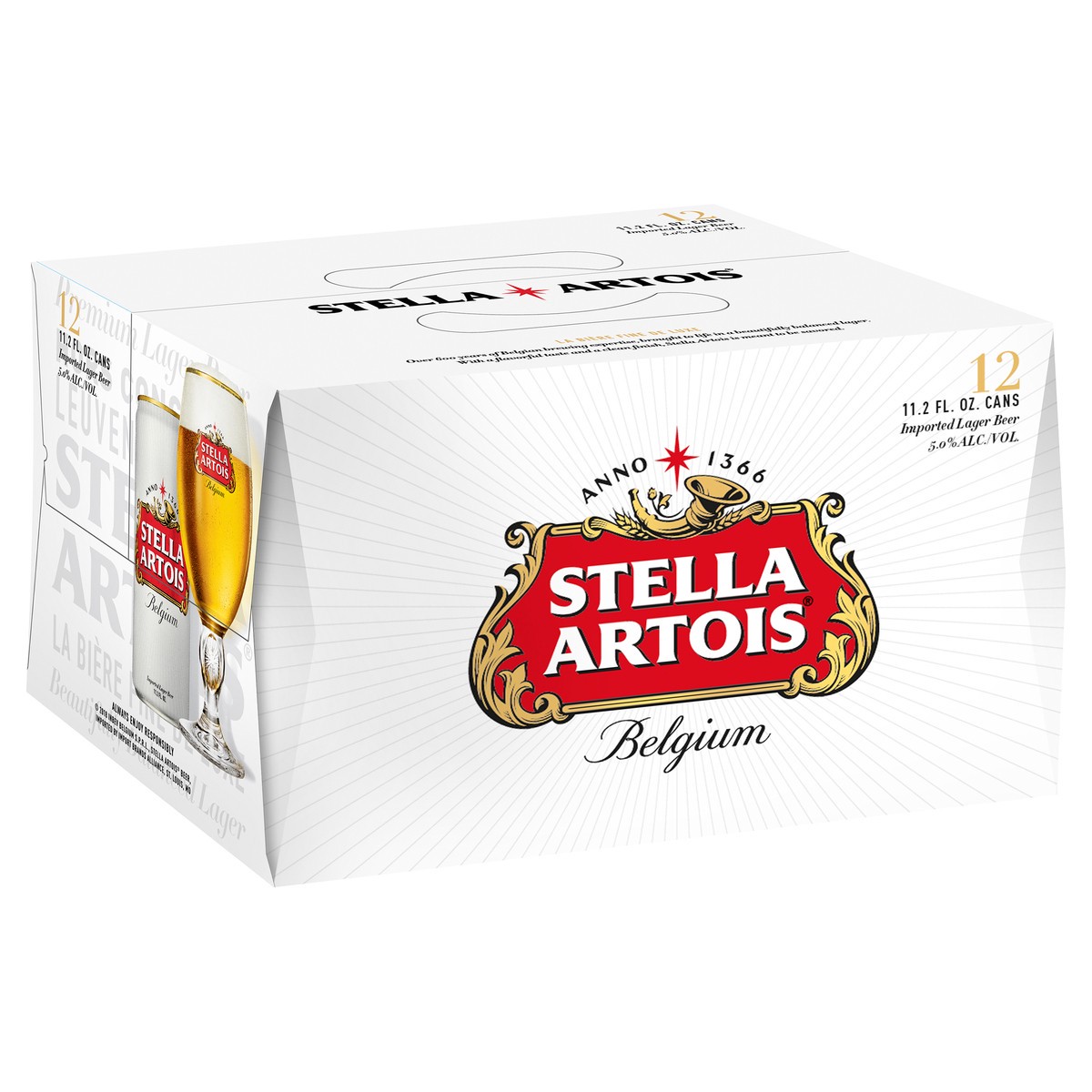 slide 1 of 8, STELLA ARTOIS Lager, 12 ct; 11.20 oz