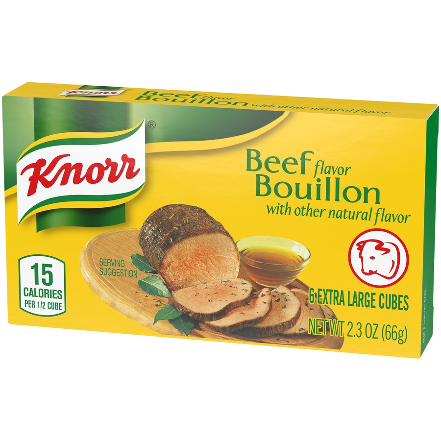 slide 3 of 5, Knorr Extra Large Beef Bouillon Cubes, 6 ct; 2.3 oz