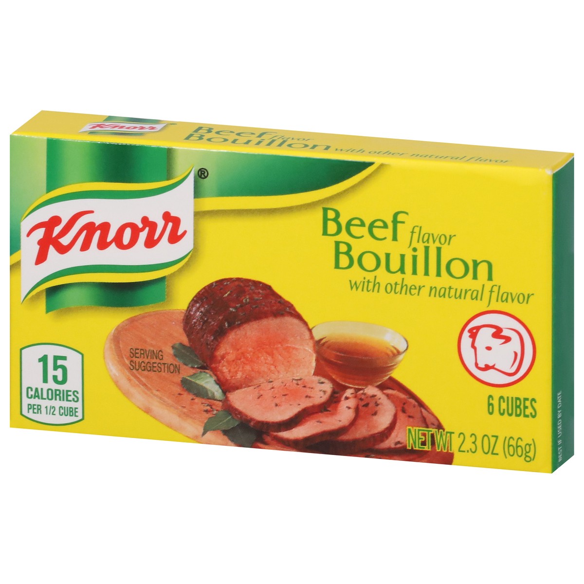 slide 3 of 9, Knorr Beef Flavor Bouillon 6 ea, 6 ct; 2.3 oz