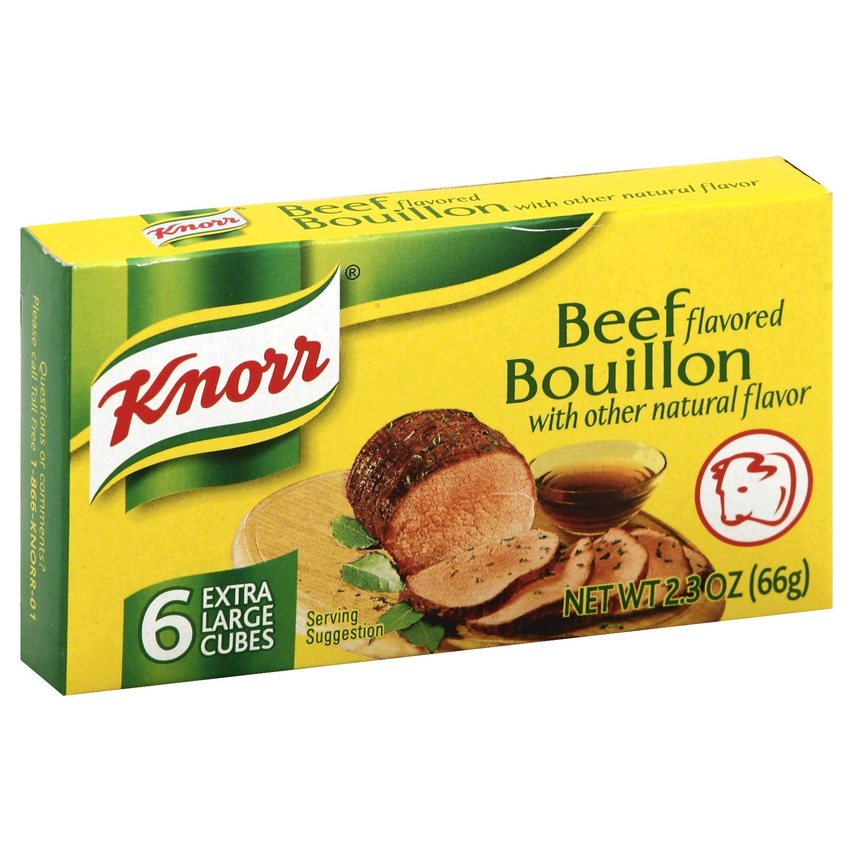 Knorr Extra Large Beef Bouillon Cubes 6 ct; 2.3 oz Shipt