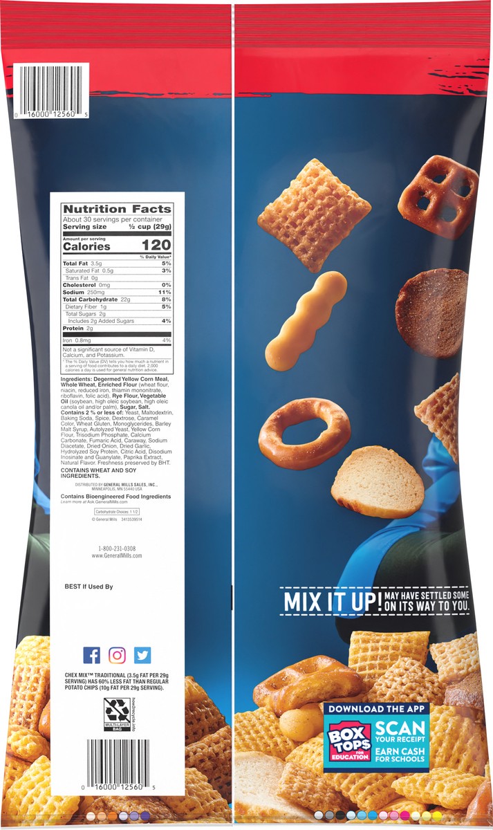 slide 11 of 13, Chex Mix Traditional Savory Snack Mix, 31 oz, 31 oz