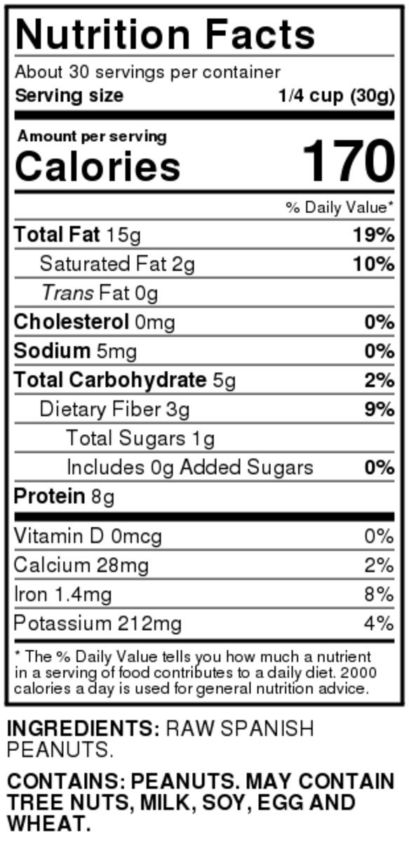 slide 9 of 9, That's Smart! Raw Spanish Peanuts 32 oz, 32 oz
