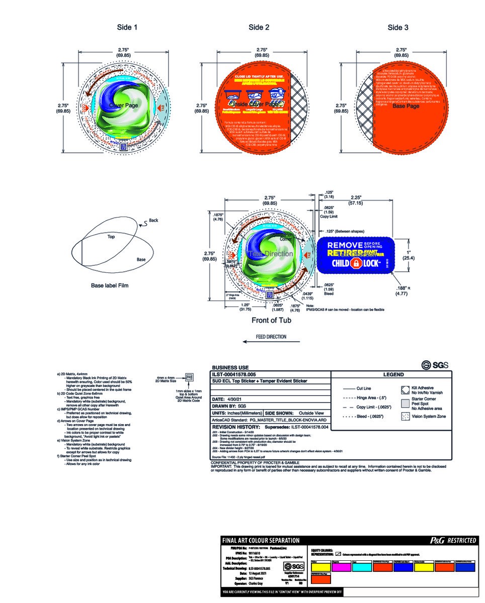 slide 4 of 9, Tide 4-n-1 Ultra Oxi PODS Laundry Detergent Pacs, 57 Count, HE Compatible, Built in Pre-treater for Stains, 59 oz