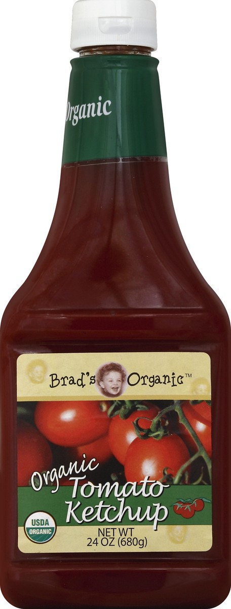 slide 2 of 2, Brad's Organic Ketchup 24 oz, 24 oz