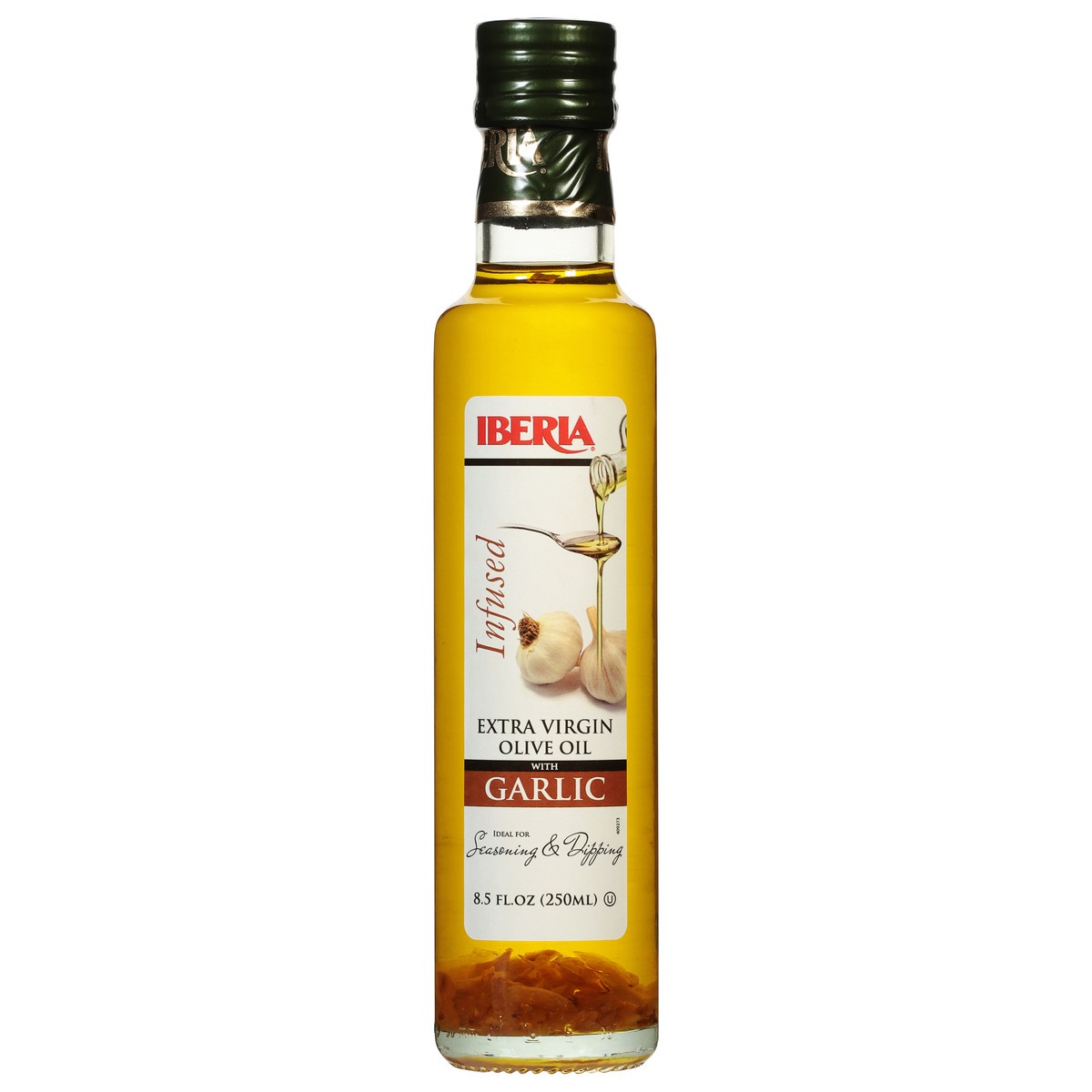 slide 1 of 3, Iberia Infused Extra Virgin Olive Oil with Garlic 8.5 fl oz, 8.5 oz