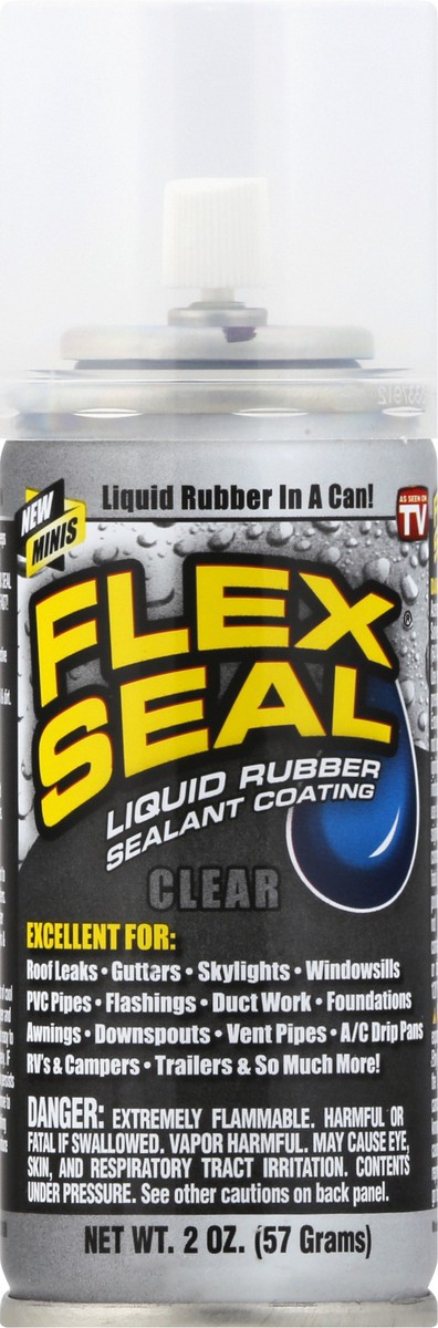 slide 4 of 7, Flex Seal Clear Mini Liquid Rubber Sealant, 2 oz