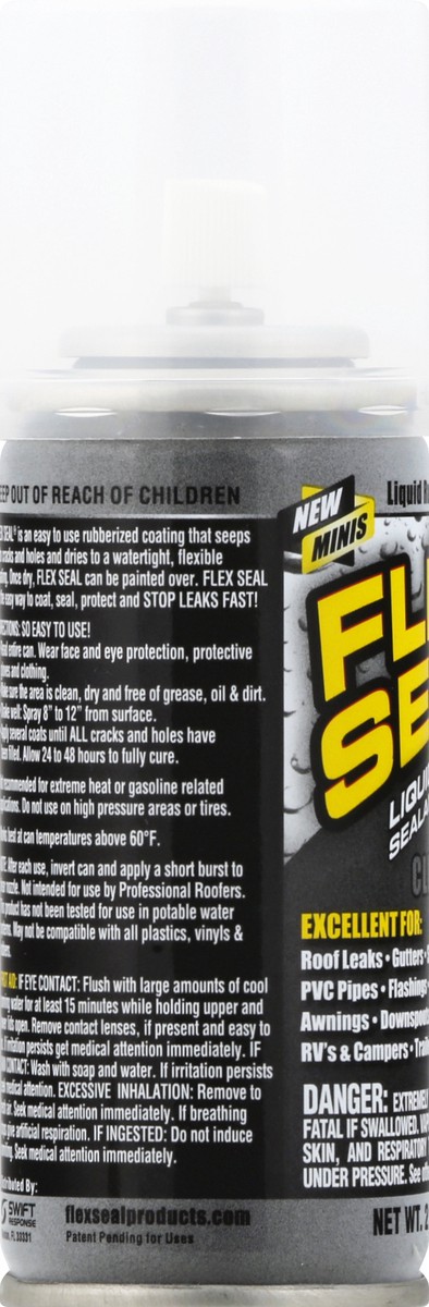 slide 5 of 7, Flex Seal Clear Mini Liquid Rubber Sealant, 2 oz