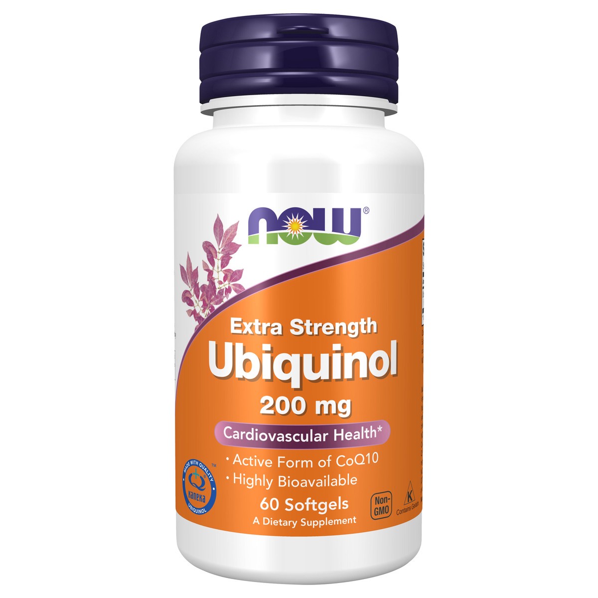 slide 1 of 4, NOW Ubiquinol, Extra Strength 200 mg - 60 Softgels, 60 ct