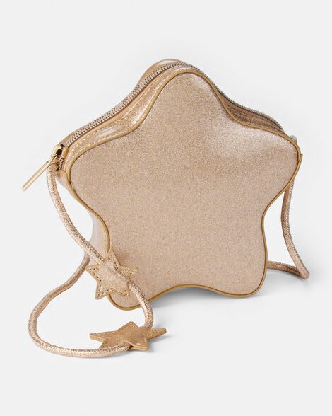 slide 1 of 1, Carter's Girls Star Crossbody Purse Gold NS, 1 ct