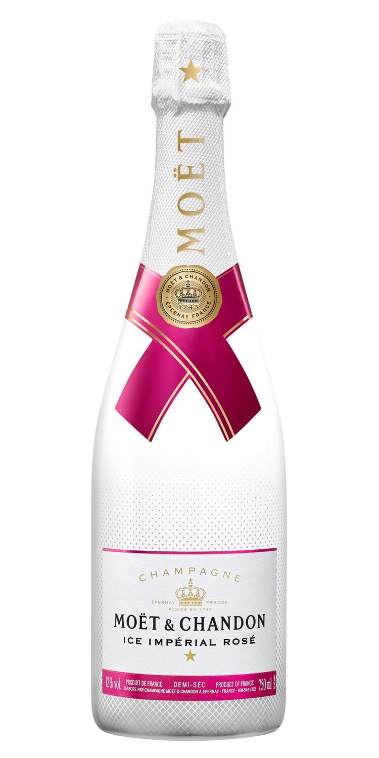 slide 1 of 1, Moët & Chandon Ice Imperial Rose, 750 ml