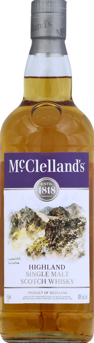 slide 2 of 2, OTHER-ALCOHOLIC BEVERAGES Mcclelland Highland, 750 ml