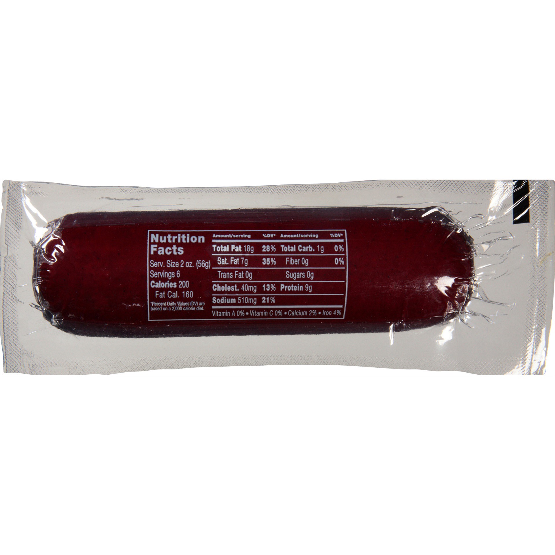 slide 5 of 6, Organic Prairie Organic Uncured Beef Roasted Garlic Summer Sausage, 12 oz