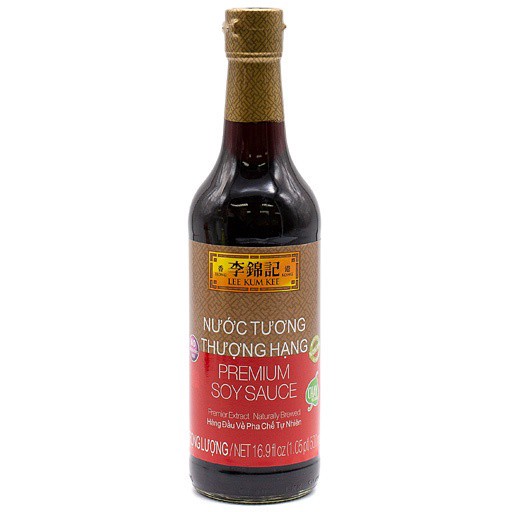 slide 1 of 1, Lee Kum Kee Premium Soy Sauce Vietnamese Label, 500 ml