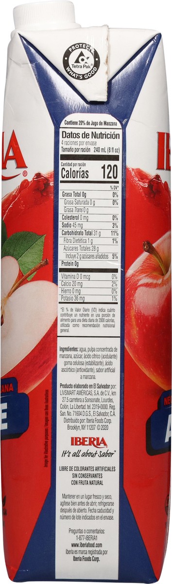 slide 14 of 14, Iberia Apple Nectar., 33.8 oz