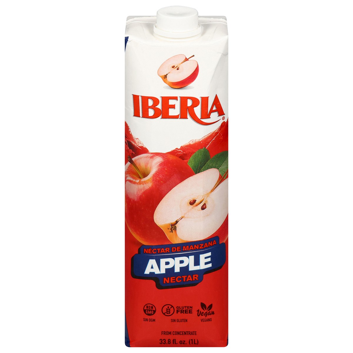 slide 1 of 14, Iberia Apple Nectar., 33.8 oz