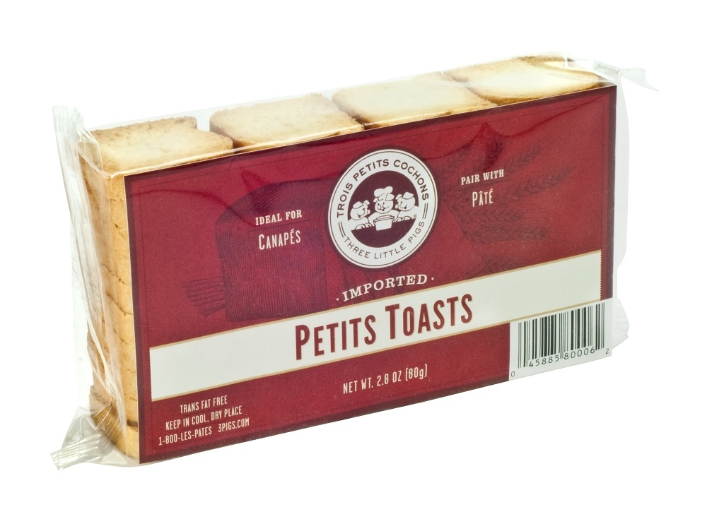 slide 1 of 1, Three Little Pigs Original Petits Toasts 2.8 oz, 2.75 oz