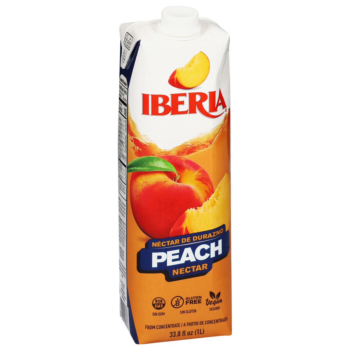 slide 2 of 14, Iberia Peach Nectar., 33.8 oz