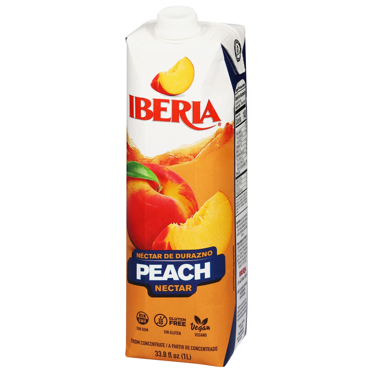 slide 4 of 14, Iberia Peach Nectar., 33.8 oz