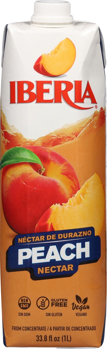 slide 11 of 14, Iberia Peach Nectar., 33.8 oz