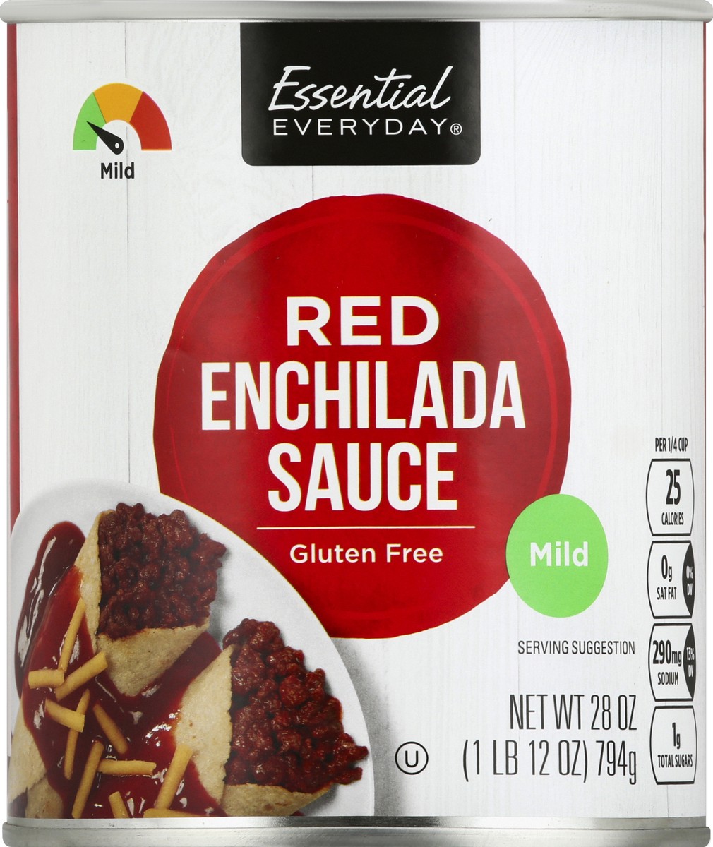 slide 2 of 6, Essential Everyday Red Mild Enchilada Sauce, 28 oz
