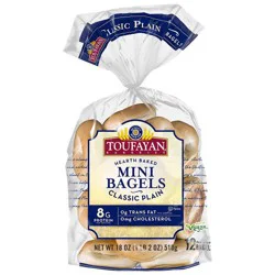 Toufayan Plain Mini Bagel