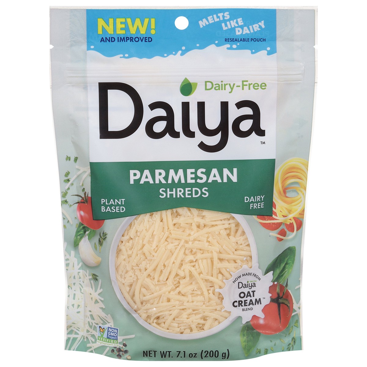 slide 1 of 9, Daiya Parmesan Cheese Shreds 7.1 oz, 7.1 oz