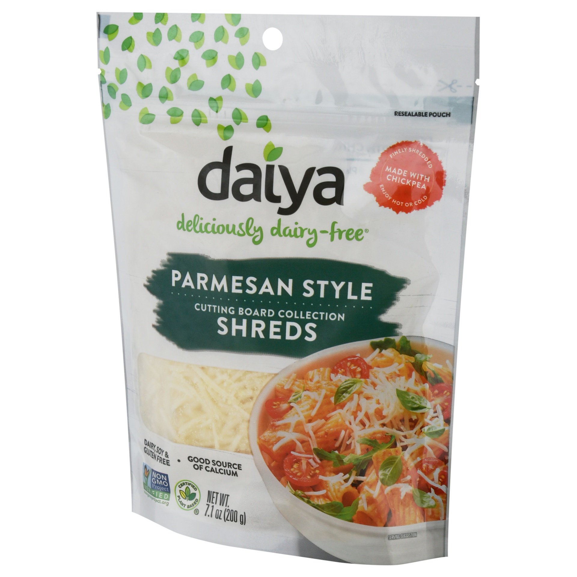 slide 1 of 1, Daiya Cutting Board Shred Vegan Parmesan, 7.1 oz